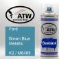 Preview: Ford, Bimini Blue Metallic, K3 / M6485: 400ml Sprühdose, von ATW Autoteile West.
